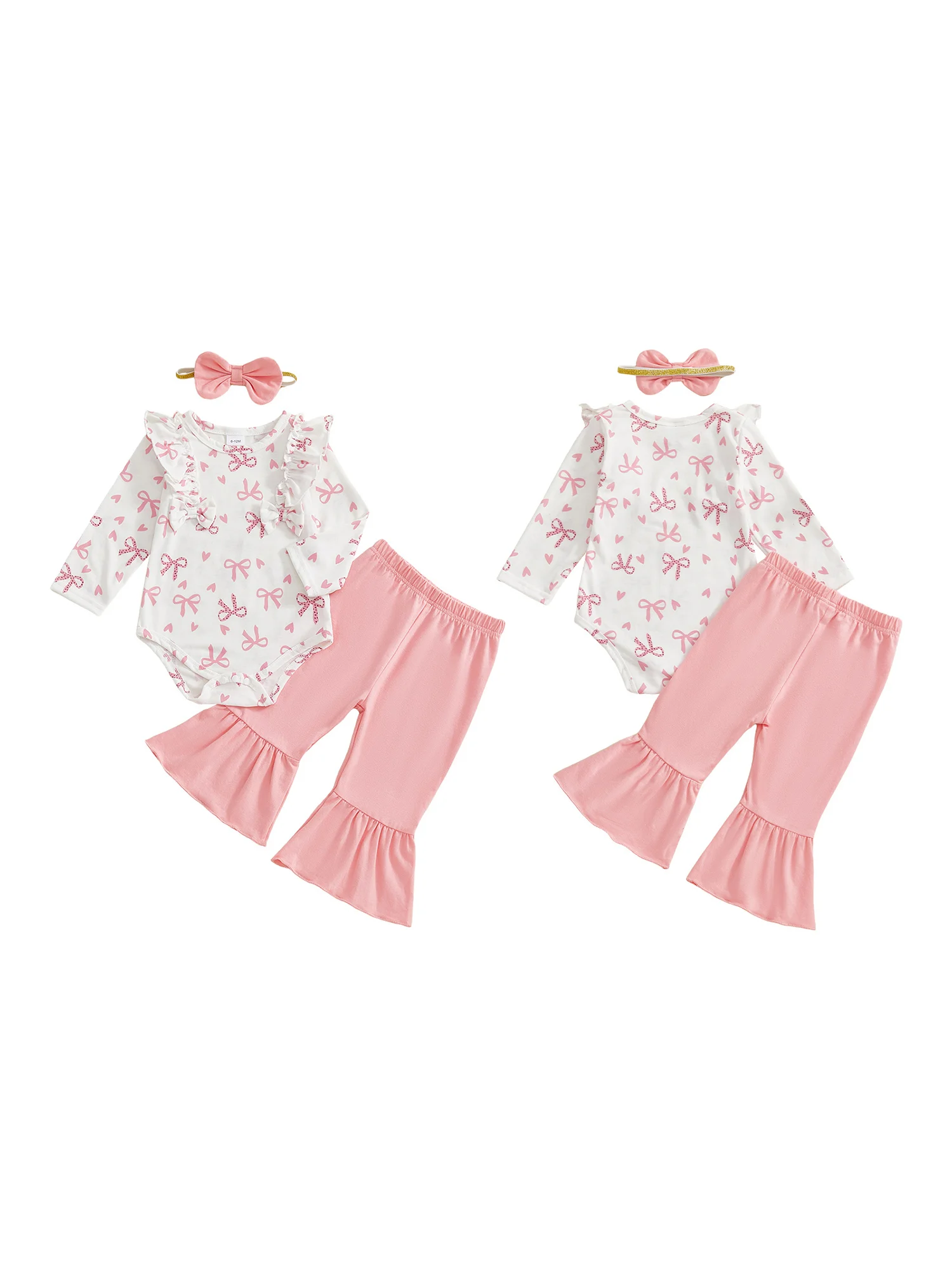 Cute Baby Girl Winter Outfits Floral Print Hooded Jacket with Faux Fur Trim Matching Leggings and Bow Headband 3 Piece Set