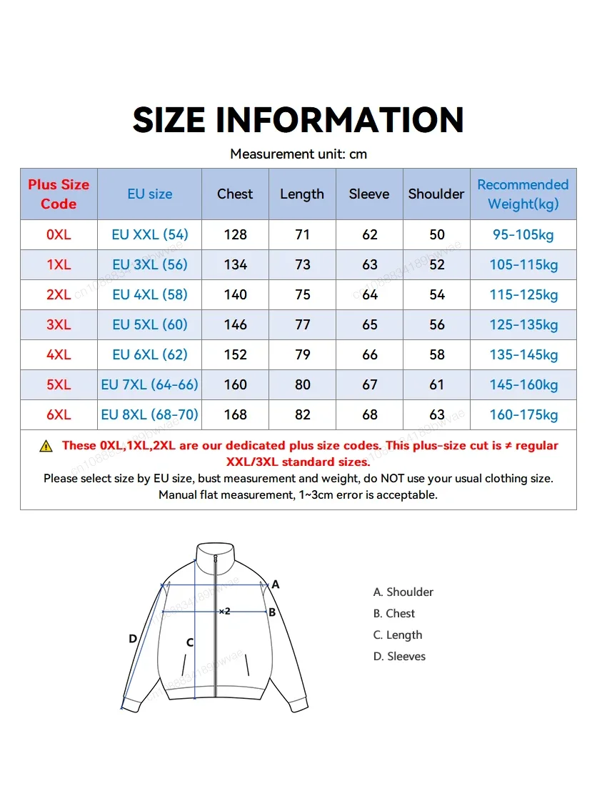 6XL 7XL 8XL Plus Size Reflective Jacket Men's Stand Collar Streetwear Windproof Coats Night Outdoor High Visibility Clothes