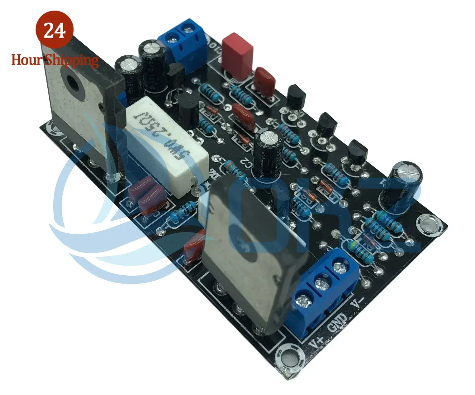 10PCS 100W 2SC5200+2SA1943 Audio Amplifier Board HIFI Mono Channel Amplifier Dual DC35V Speaker Home Theater DIY NEW