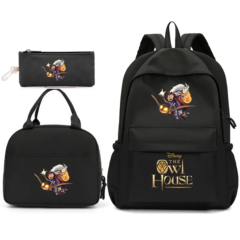 

Disney The Owl House 3pcs/Set Backpack with Lunch Bag for Teenagers Student School Bags Casual Comfortable Travel Sets