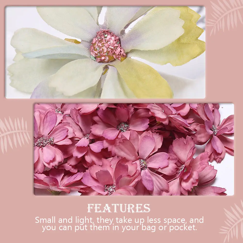 

50 Pcs Decorations Simulated Chrysanthemum Centerpieces for Wedding Reception Dining Table Backyard Silk Bouquet