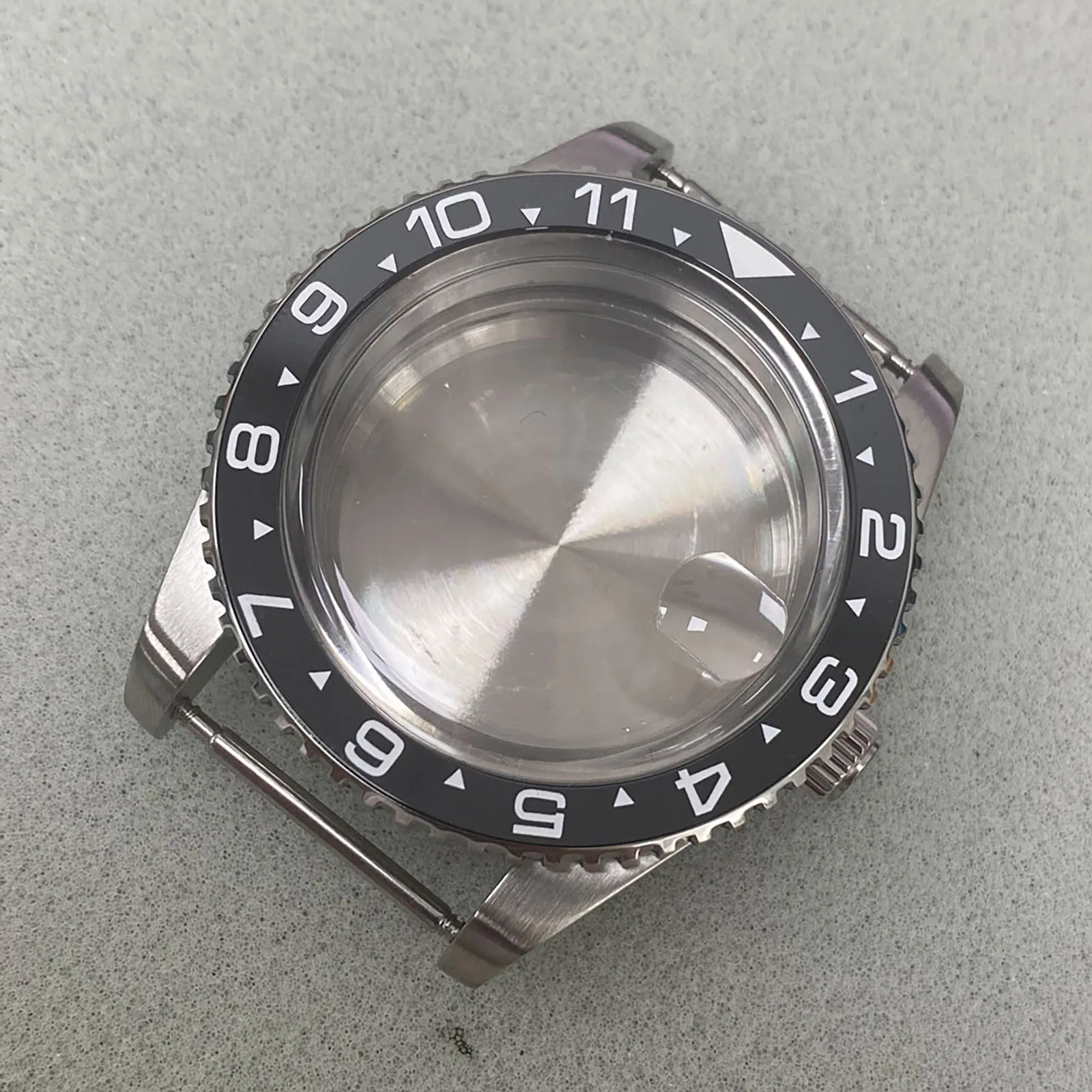 40MM Watch Case for NH35 NH36 Modified Part Ceramic Bezel Acrylic Glass Cases for NH35 NH36 4R Movement