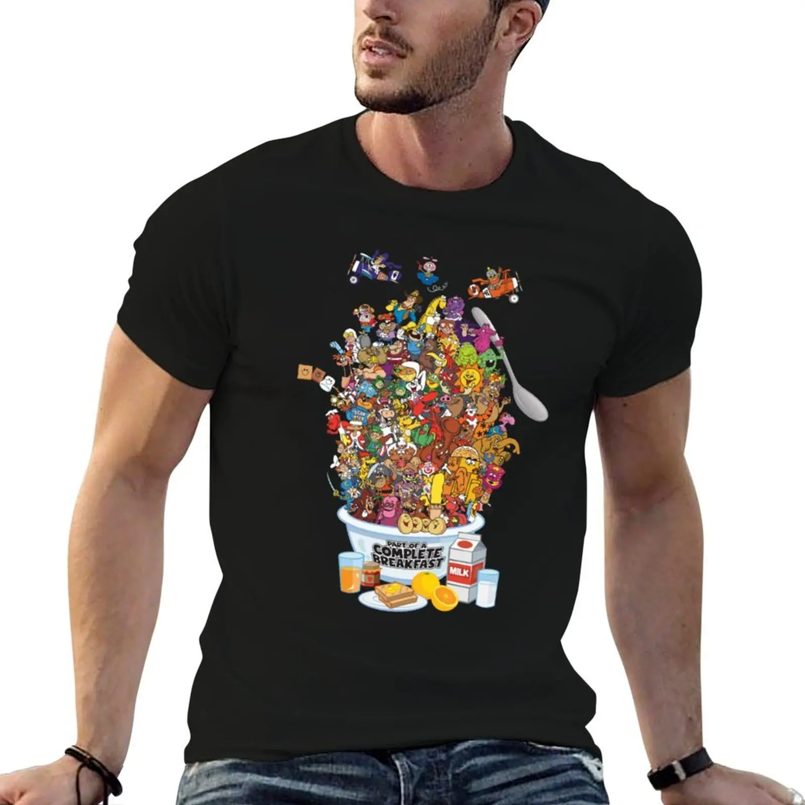 

Cereal Mascots - Part of a Complete Breakfast! T-Shirt mens graphic t shirts t shirts for man graphic vintage T-Shirt