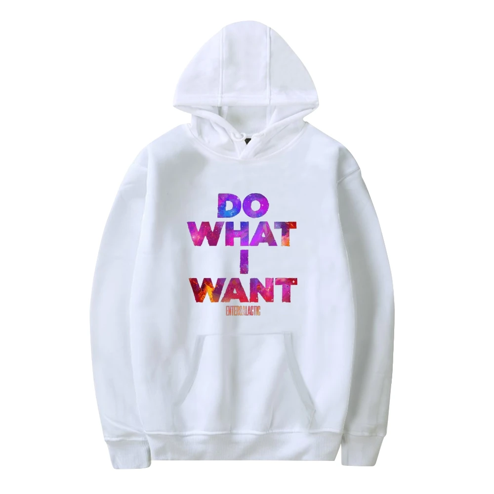 Entergalactic Anime Do What I Want Logo Unisex manica lunga donna uomo felpa con cappuccio American Adult Cartoon Tv Series Clothes