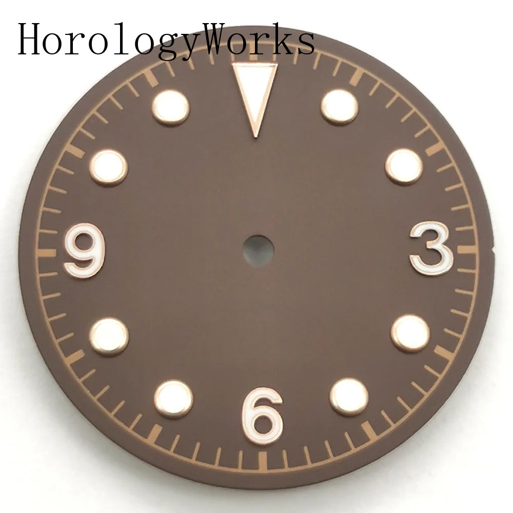 30.5 مللي متر الطلب مضيئة تناسب NH35/NH36 Miyota8205/8215/821A ETA2836/2824 Mingzhu2813/3804 حركة