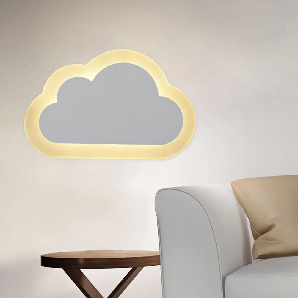 

Cloud Wall Light 10W Led Sconce Lamp For Home Hotel Coffee Shop Soft Eye- No Flicker Radiation Free Stick-On