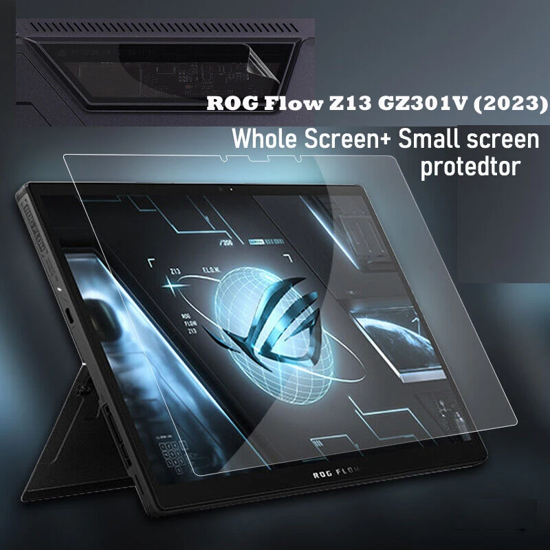 Anti Glare Scratch Whole Screen + Small Screen + Keyboard Protector For ASUS ROG Flow Z13 GZ301V 2023 / GZ301 2022 Laptop