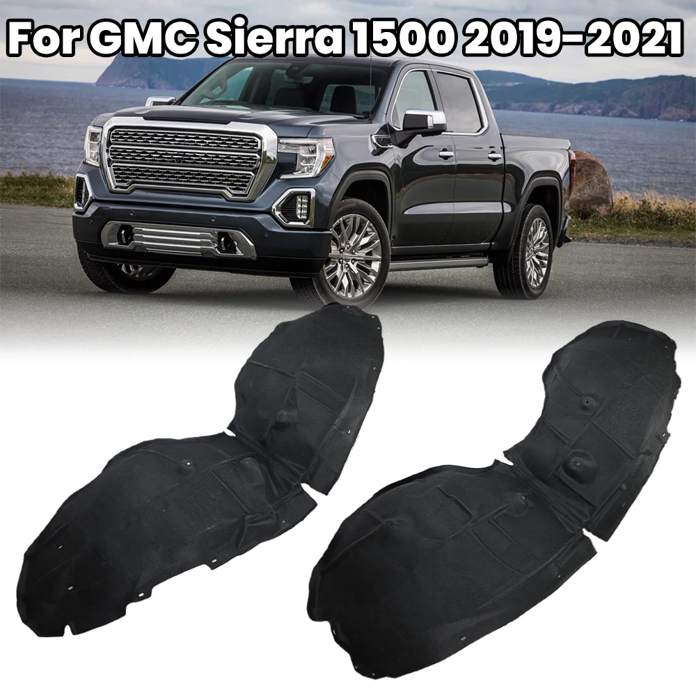 

Front Wheel Lining Inner Fender Mudguard For GMC Sierra 1500 2019-2021 84533748 16587976 GM1248293 Left Right Liner Splash Guard