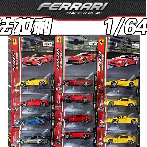 Original Maisto 1:64 Ferrari Series Laferrari F40 ENZO Alloy Car Model Children\'s Toys Die-cast Model Car Decorative Gift