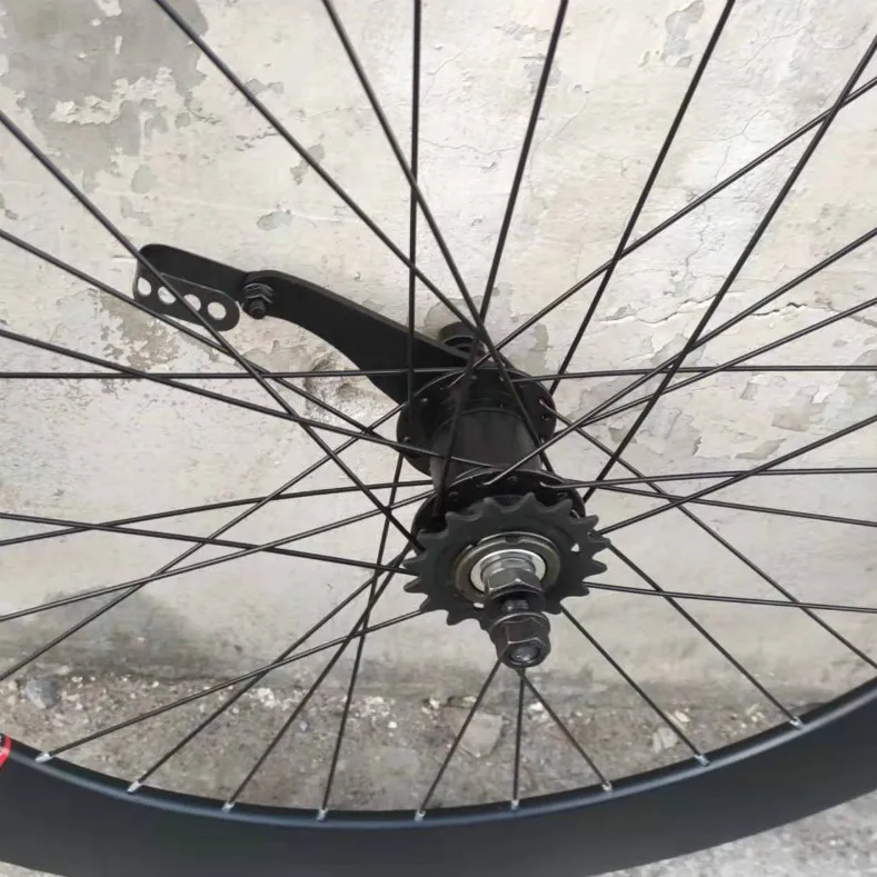 

QinTeng Цветочный барабан 700c Задний тормоз Ножной тормоз Комплект велосипедных колес Колеса из алюминиевого сплава Передние и задние колеса для подростков