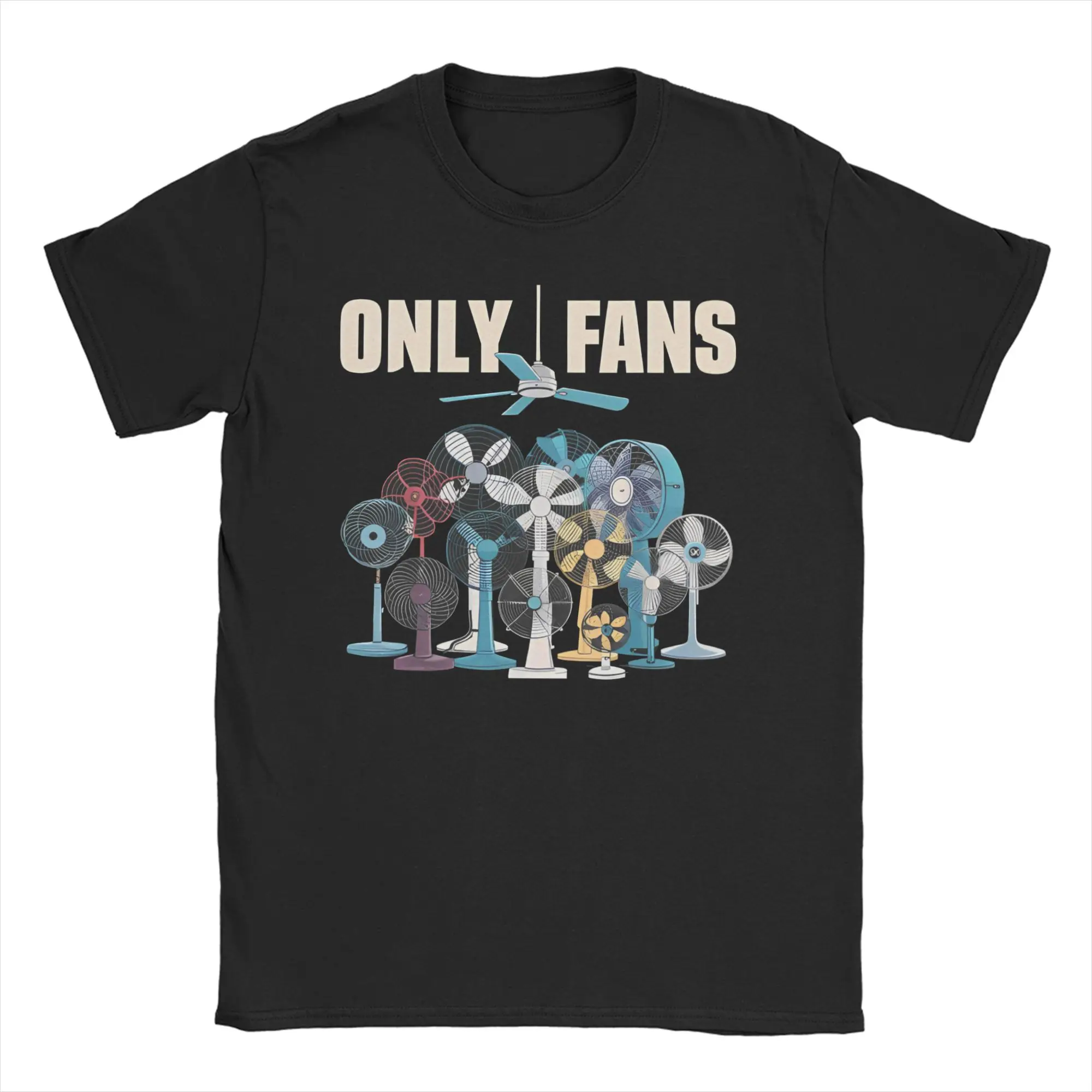 ONLY FANS     T Shirt Men Pure Cotton Amazing T-Shirt Round Neck Funny  Tees Short Sleeve Clothes Summer