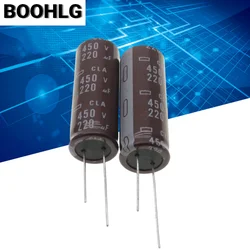 2PCS 220UF 450V Black Diamond Electrolytic Capacitor 450V 220UF 18X50 CLA W 105 degrees