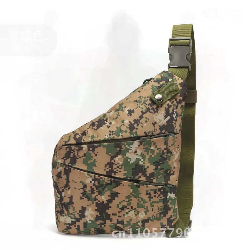 Tactical Shoulder Bag Men's Crossbody Chest Bag Multifunctional Storage Bag Outdoor Sports Waist Bag