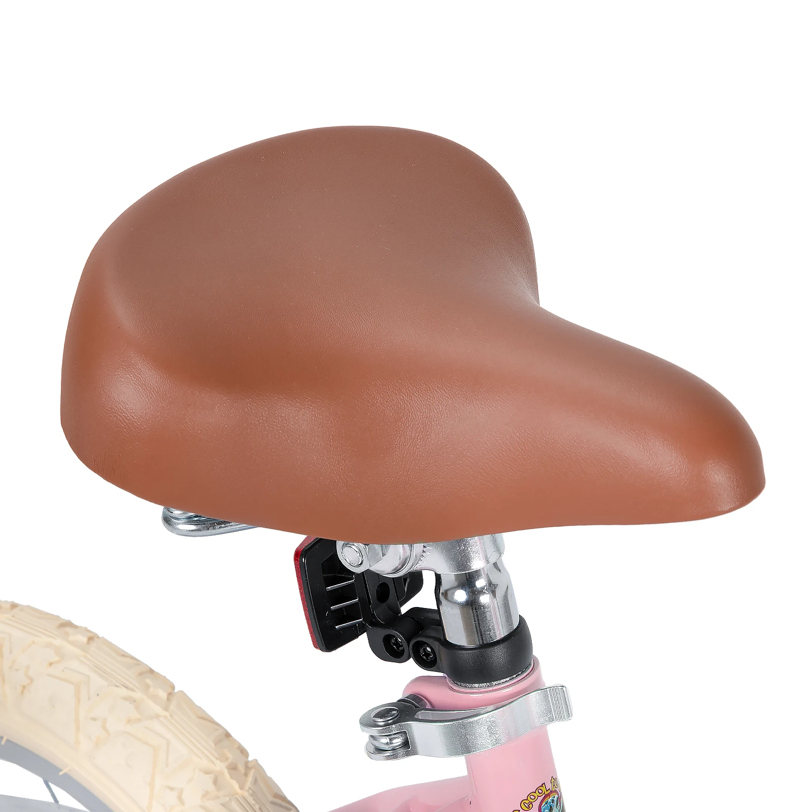 Joystar-トレーニングホイール付きの女の子用レトロスタイル自転車、ピンクのキックスタンド、2〜12歳の子供、12インチ、14インチ、16インチ、20インチ