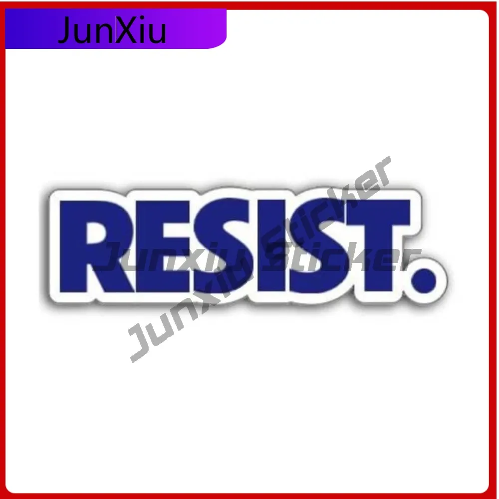Resist Vinyl Decal Political Protest Sticker Resistance Design Empowerment Activism Decal Scratch-proof Exterior Custom Van Suv