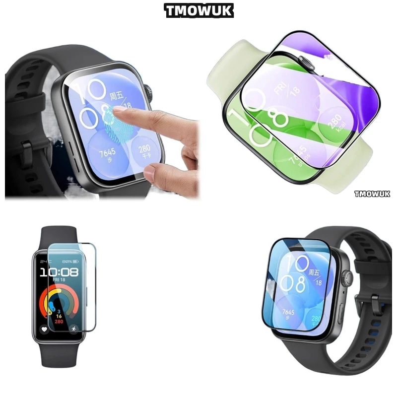 

For Huawei Band 6 7 8 9 10 B6 B7 Watch D2 Fit 3 4 Pro Special Edition Screen Film 3D Curved Flexible Full Cover Protective