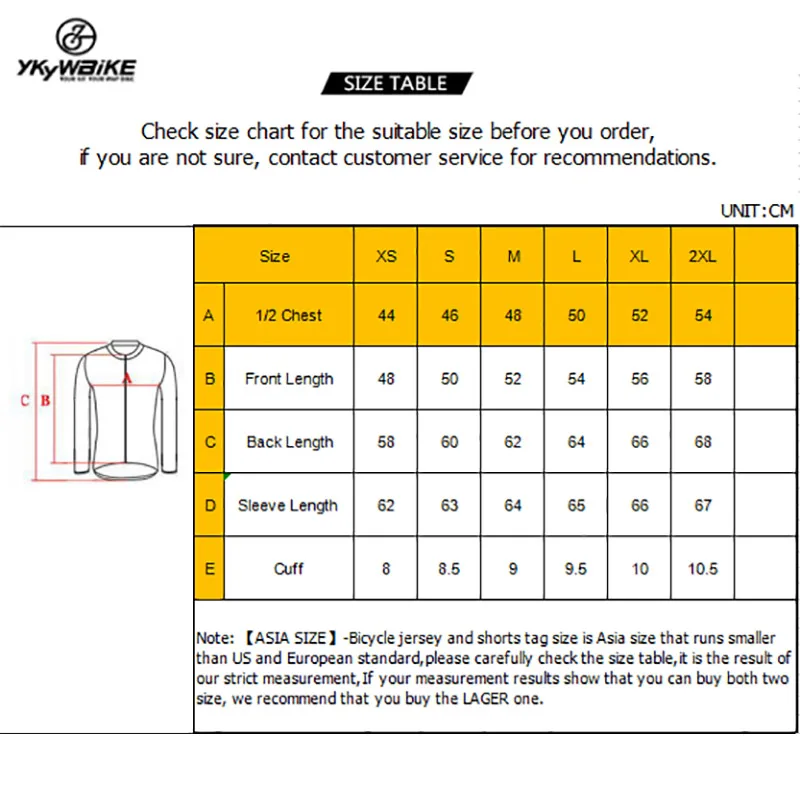 YKYWBIKE Outlet Fahrradbekleidung Sommer Frühling Fahrradtrikot Rennrad-Trägerhose Herren Damen Radtrikot Shorts Basisschichten – Detail 3