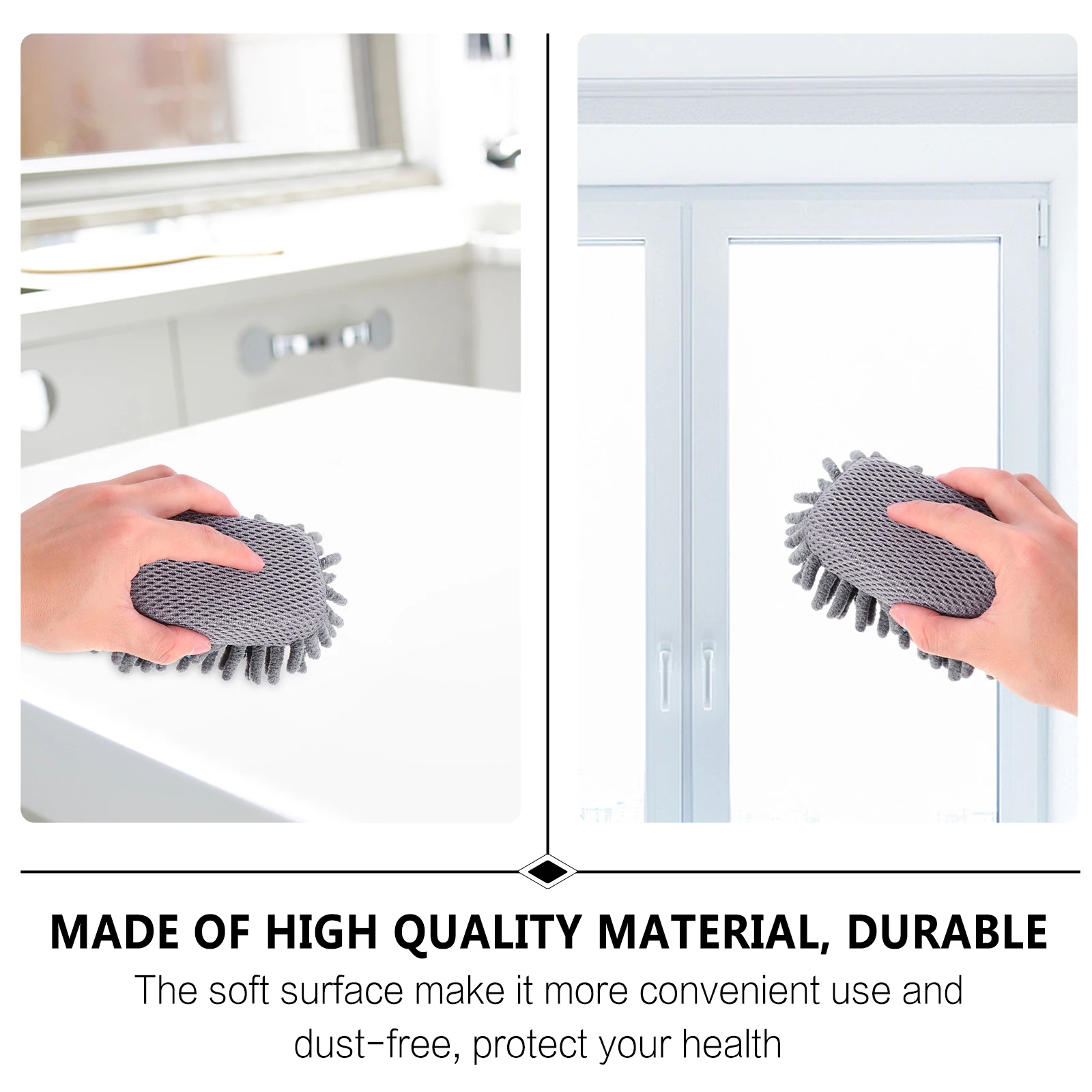 

4Pcs Dustless Whiteboard Eraser Blackboard Cleaner Chenille Portable Washable Office School Home Board Cleaner