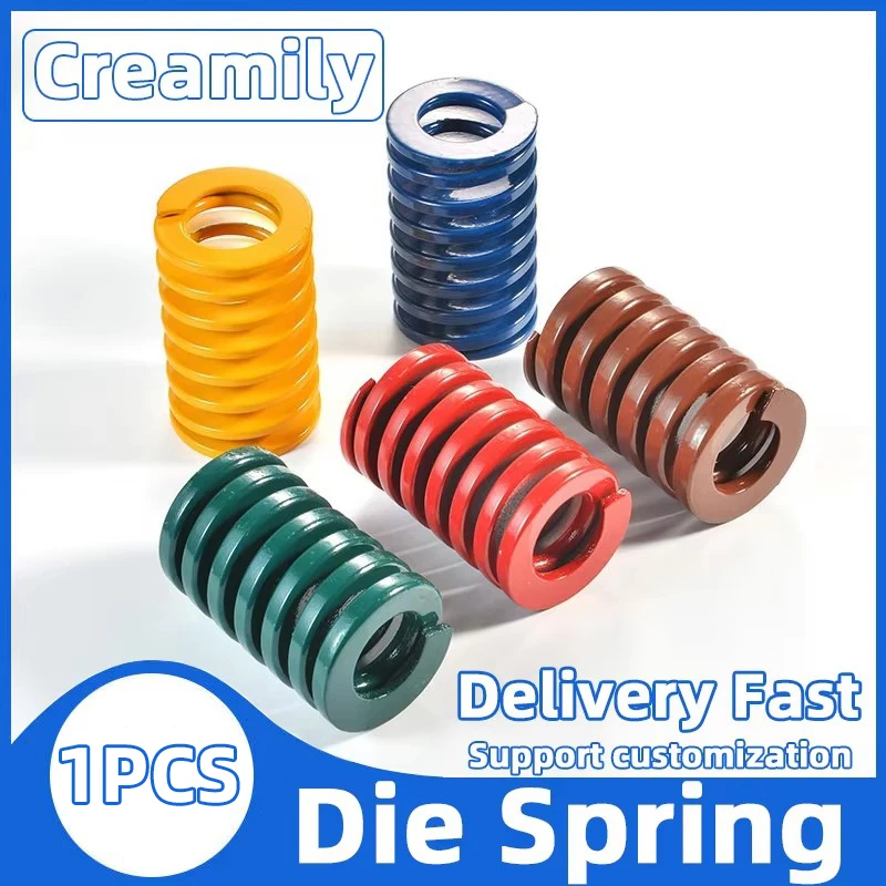 Creamily 1PCS Spiral Stamping Spring Coil Compressed Spring Release Pressure Mould Spring OD 22MM ID 11MM L 25MM-150MM