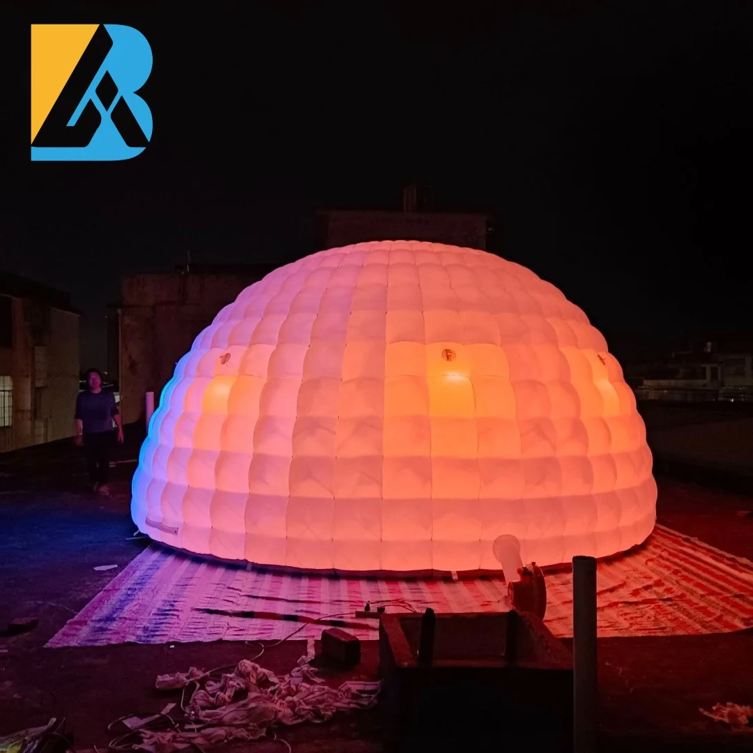 Customised Inflatable Igloo Tent Blow up Dome Tent for Event Opening Show Toys