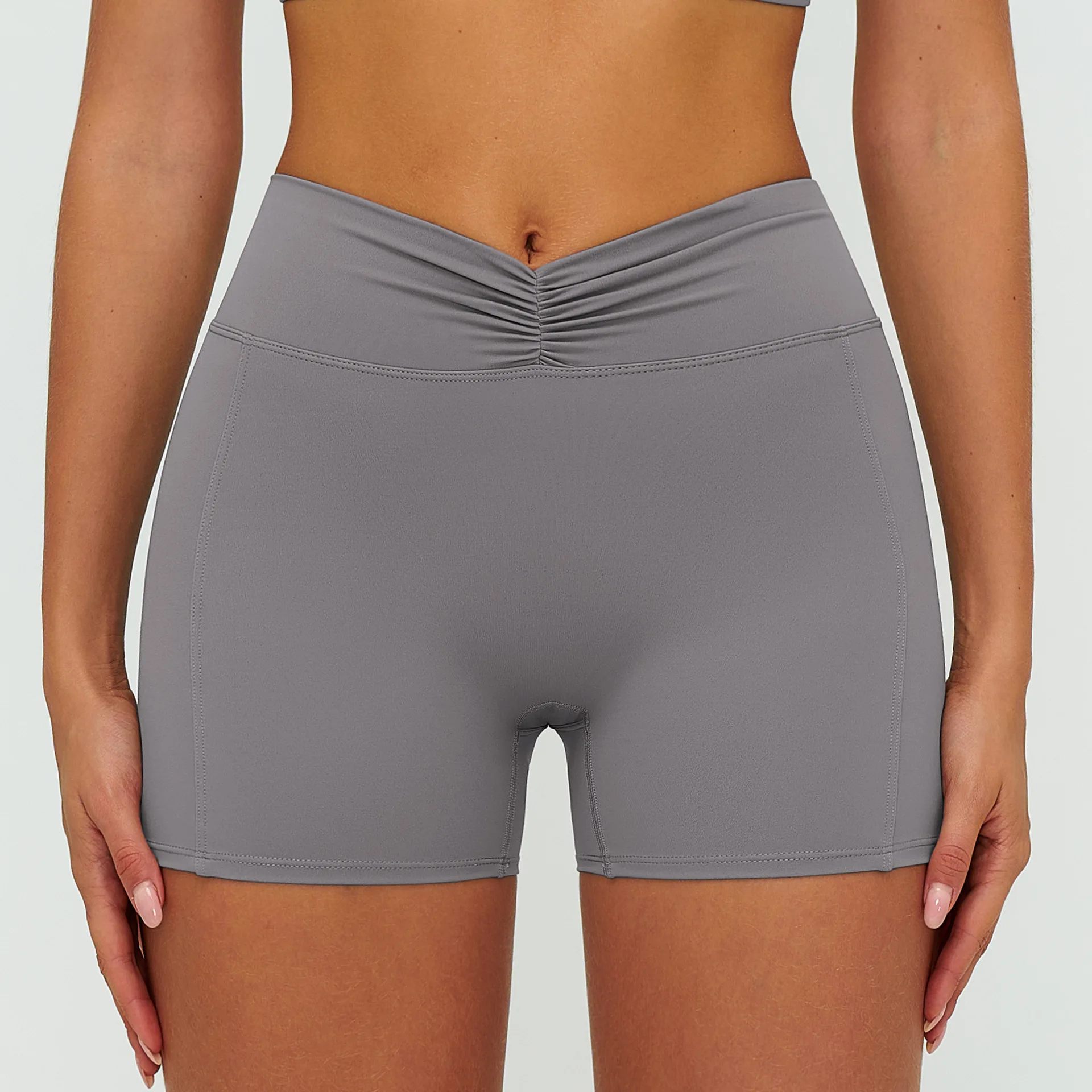 Summer Seamless High Waist Yoga Shorts Elasticity Sports Leggings Women Breathable Cycling Shorts Buttock Lift Gym Shorts Women