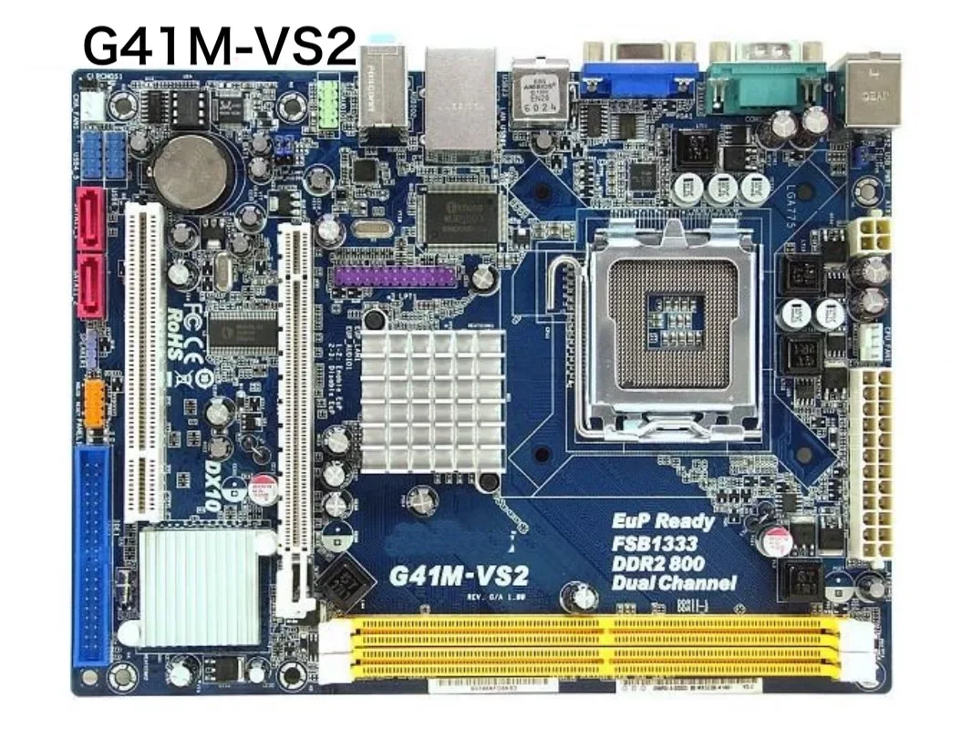 For Asrock G41M-VS2 Desktop Motherboard LGA 775 DDR3 Mainboard 100%Tested OK Fully Work Free Shipping