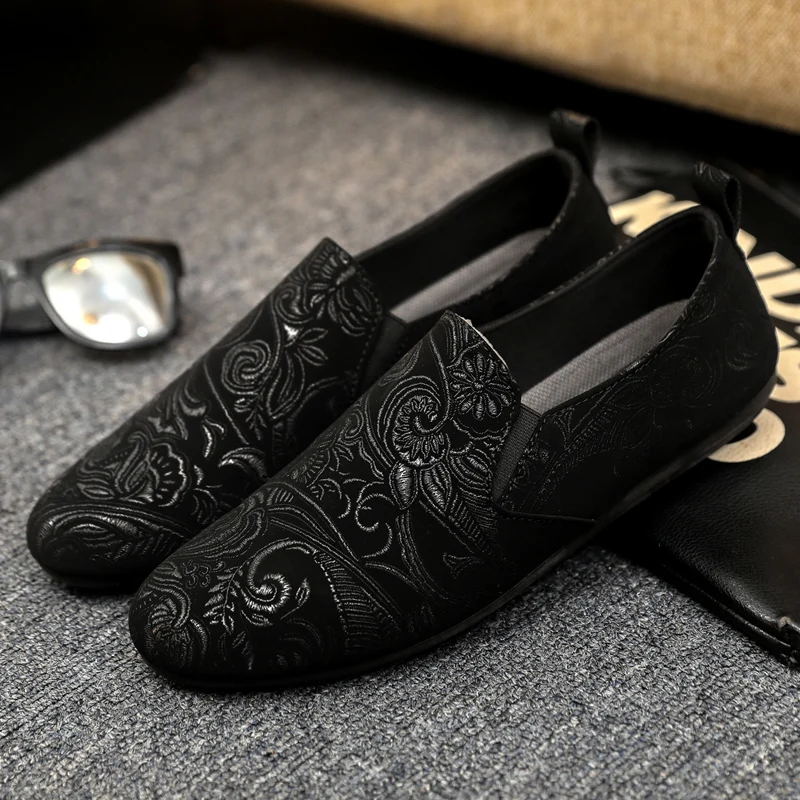 

YRZL/мужские лоферы, повседневная кожаная обувь, дышащие мокасины без шнуровки, легкая нескользящая прогулочная обувь для мужчин, уличные лоферы