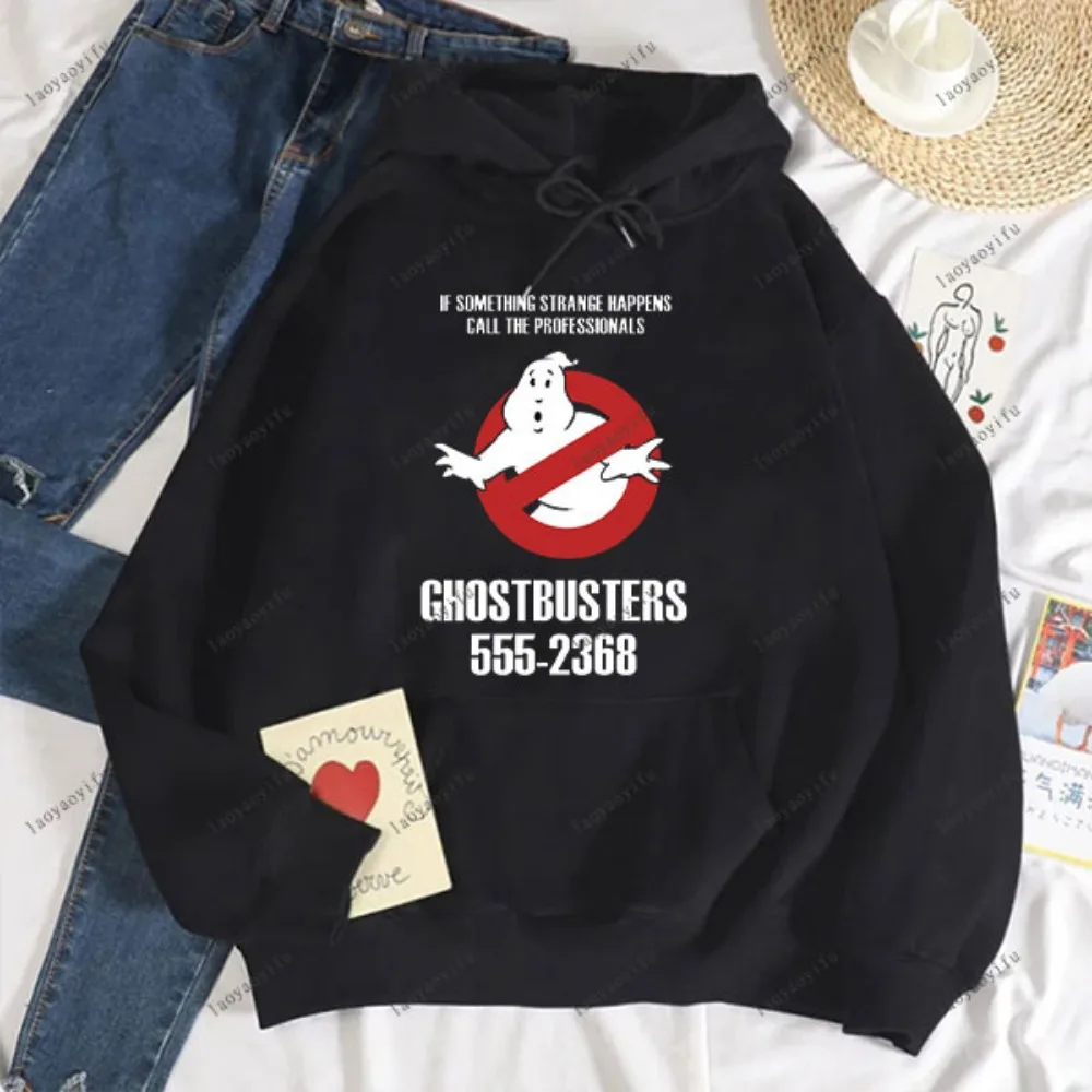 2025 Ghostbusters Cartoon Personalized Unique Exquisite Design Playful Cute New Long Sleeved Hoodie Unisex Men Spring and Autumn