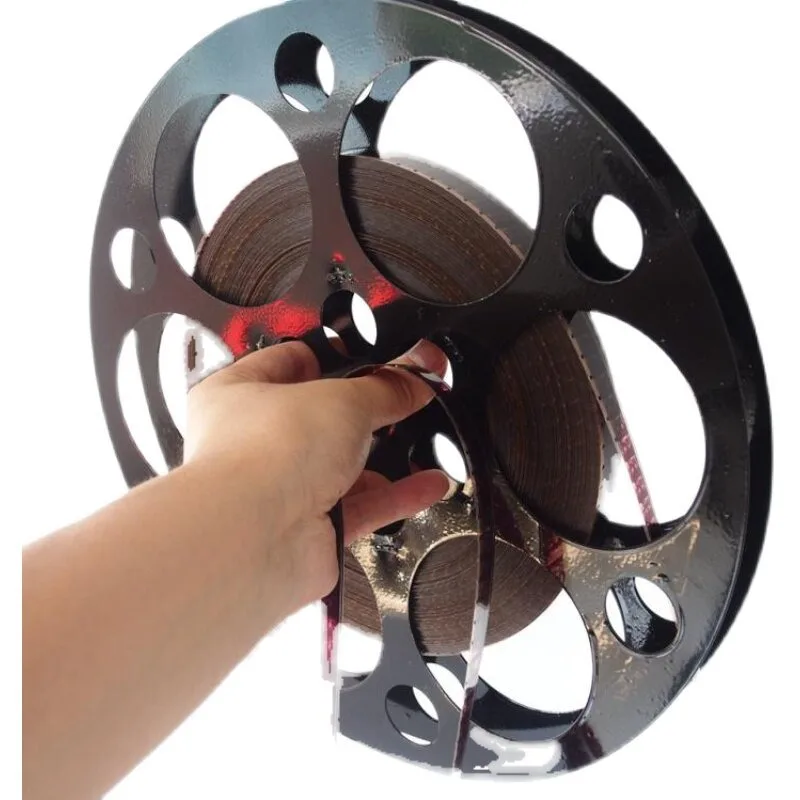 For Nostalgic Old Movie Film 16mm Film Clip, New Iron Sheet Wheel Plate, Including Decorative Ornament Props