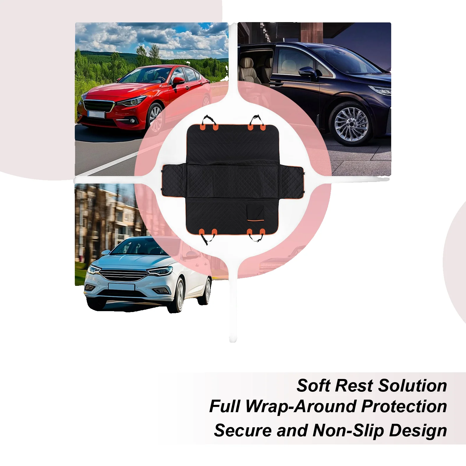 

Складной коврик для собаки на заднее сиденье автомобиля, водонепроницаемое удобное авто одеяло для домашних животных, чехол на сиденье для собаки, защита автомобиля, внедорожника, грузовика