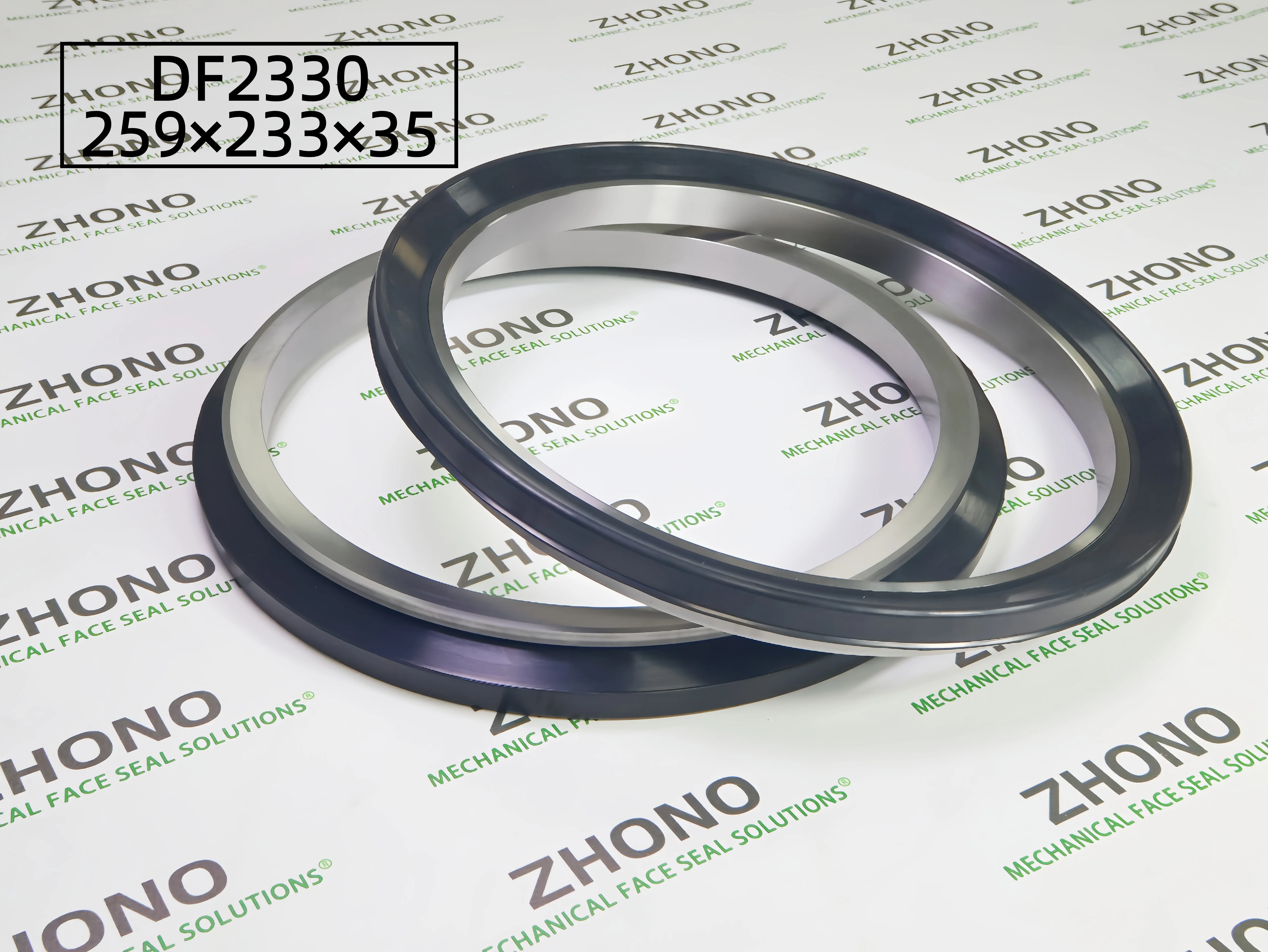ZHONO Alloy Casting Iron High Hardness NRB Final Drive Mechanical Face Seal DF Type Floating Oil Seal 259-233-35