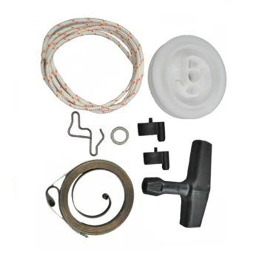 Imagem -02 - Recoil Rewind Spring Starter Pulley Handle Rope Pawl Kit de Reconstrução para Motosserra Stihl 034 036 044 Ms340 Ms360 Ms361
