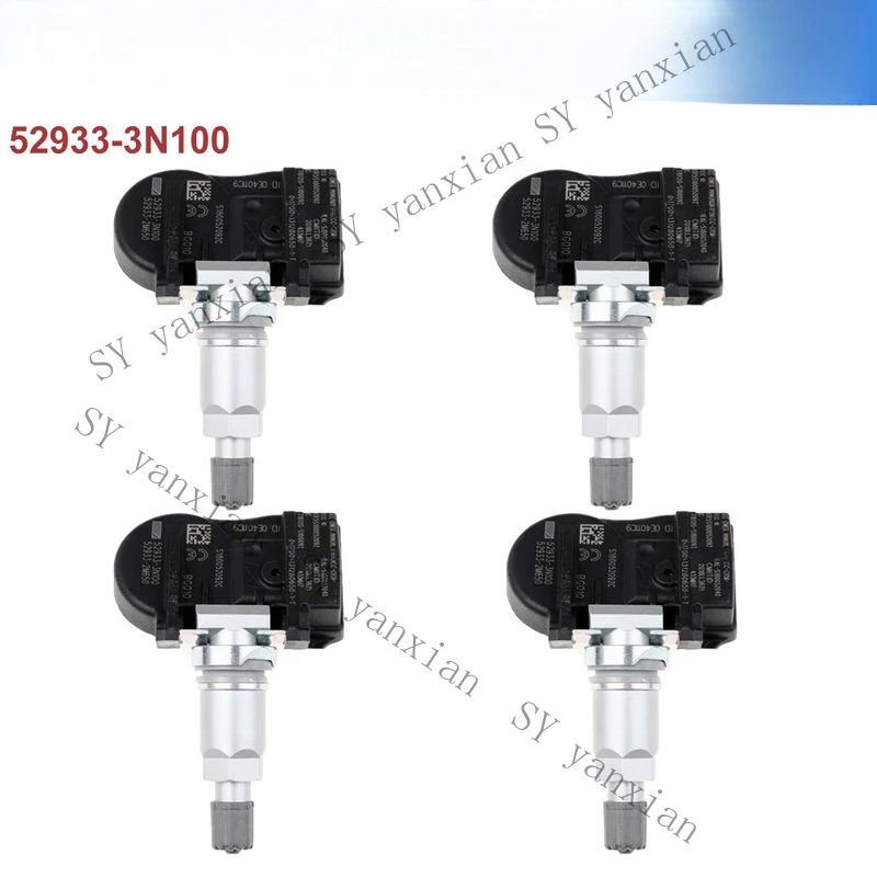 

SY+ 4PCS Tyre Pressure Sensors TPMS Fits For Hyundai & Kia Sorento - Santa Fe - I30