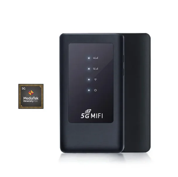 5G High-speed Portable WiFi LED OEM WiFi5 Type-C 5g Router with Sim Card Slot 5g Cpe 4400mAh 5g Modem 5g Router