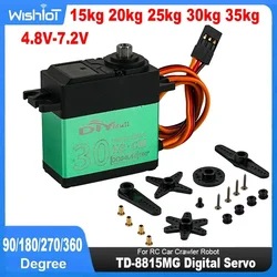 Digital Servo Metal Gear High Torque 15kg 20kg 25kg 30kg 35kg 90° 180° 270° 360 Degree RC Servo for Robot Car Aircraft