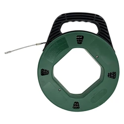 4.3mm 30m PET Cable Puller Electrical Wire Fish Tape Duct Rod Lead Device Construction Electrician Through Wall Threader Kit
