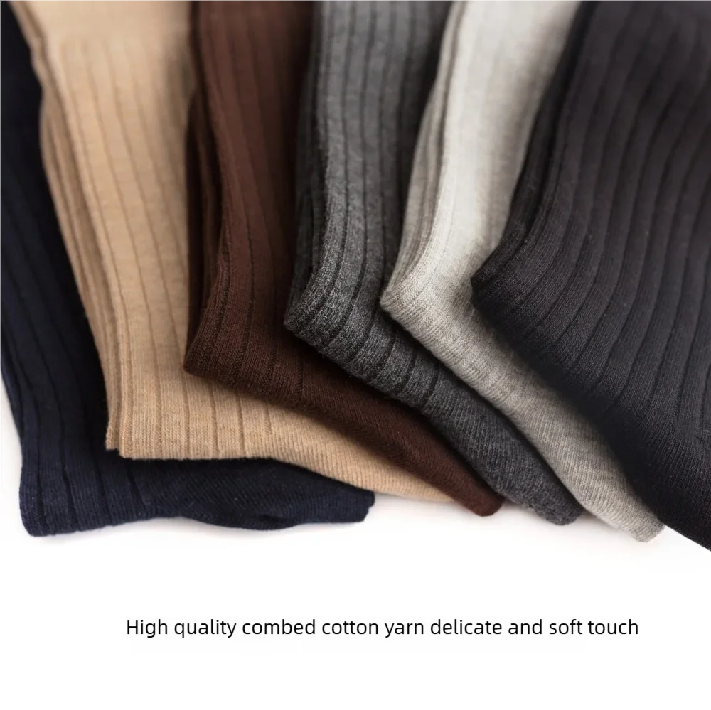 1 Pair Winter Warm Combed Cotton Double Knit, Plus Size Thermal Winter Socks for Big Feet