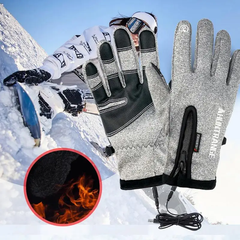 Touchscreen Warm Heat Hand Warmers Touchscreen Heated Mittens Touchscreen Heated Mittens Heated Winter Gloves Warmers For