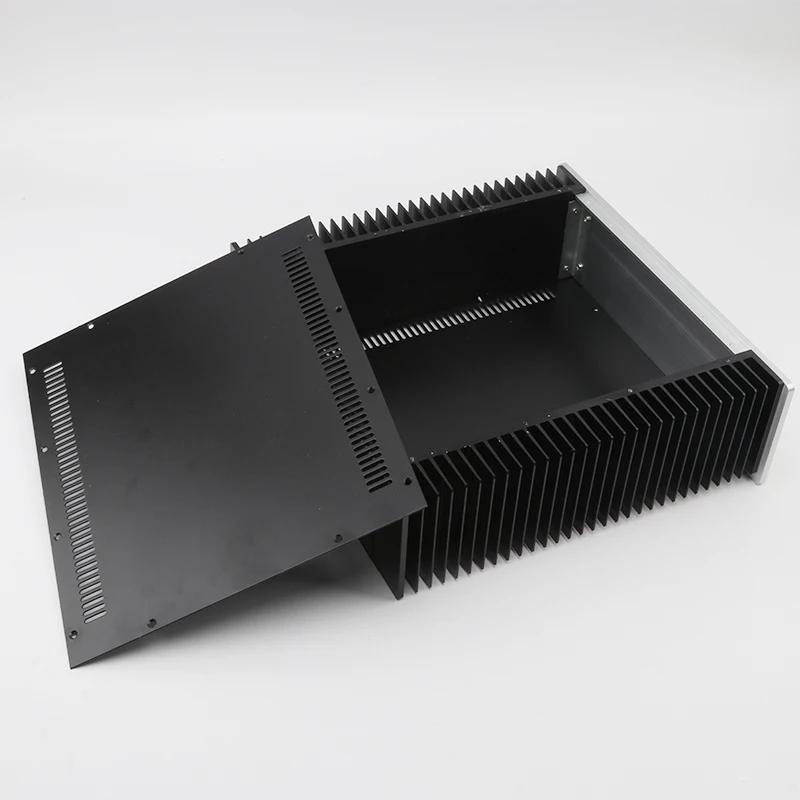 430*308*115mm Aluminum Alloy Class a Amplifier Chassis Empty Box House DIY Enclosure Sound Amplificador Case Shell
