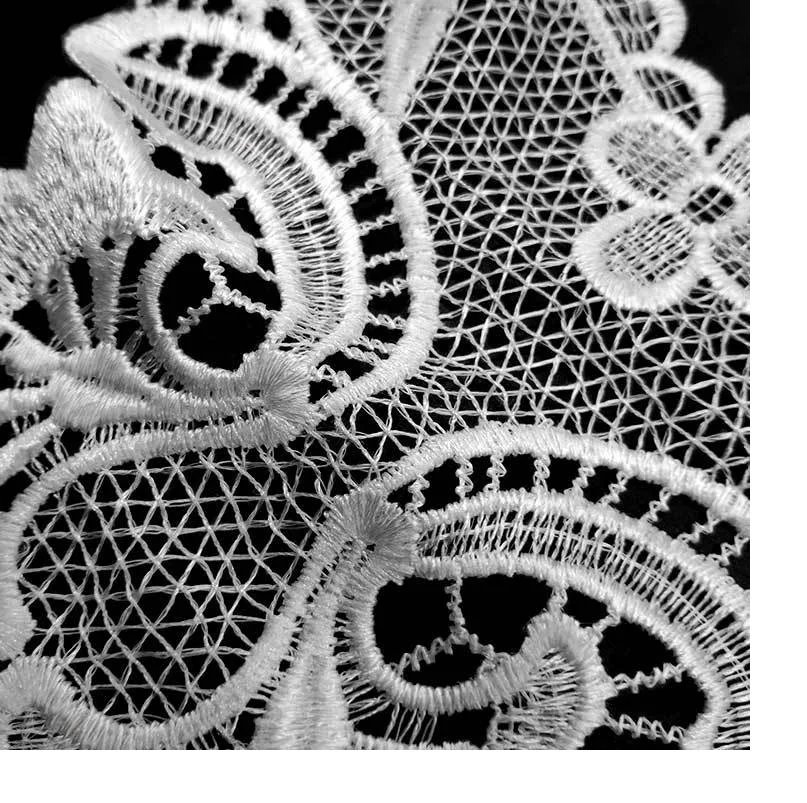 2 шт. кружевной воротник цветок полый вышитый корсаж ИСКУССТВЕННЫЙ воротник Сделай Сам аксессуары для одежды кружевной воротник с вышивкой