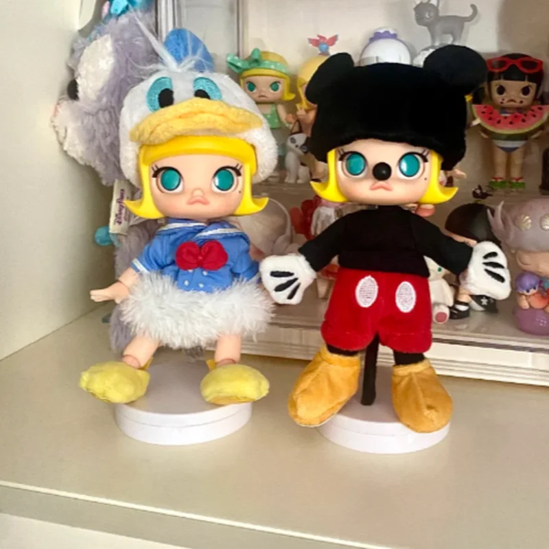 

Genuine Popmart Molly Hide And Seek Cat Molly Money Soon 1/8 Mickey Mobile Doll Bjd Blind Box Kawaii Action Figure Girl Toy Gift