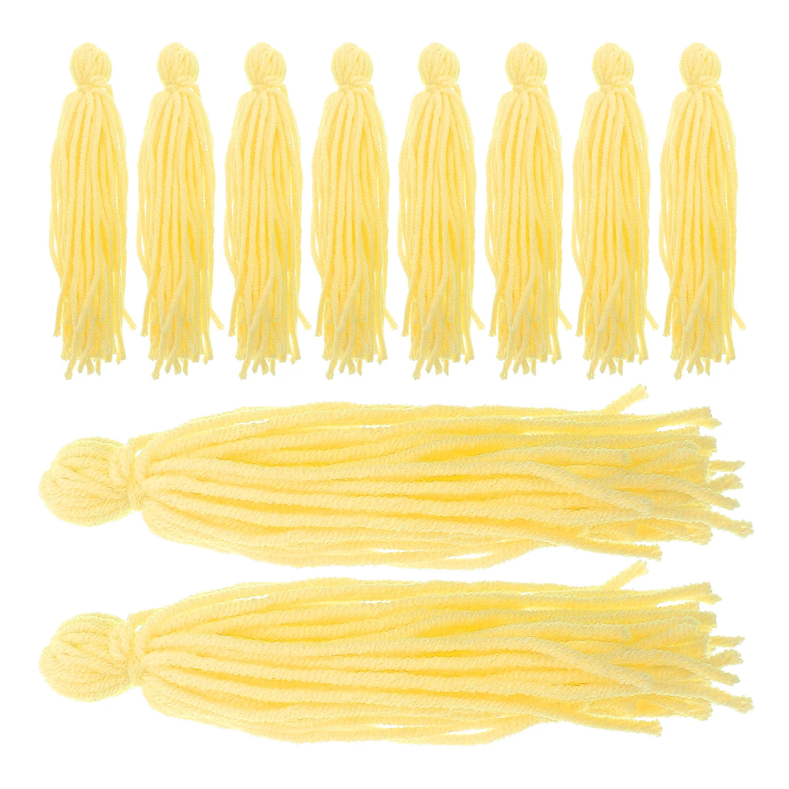 

10pcs Breeding Mop for Fish Tank Yellow Yarn Spawning Aquarium Shrimp Hideout Natural Fish Egg Substrate