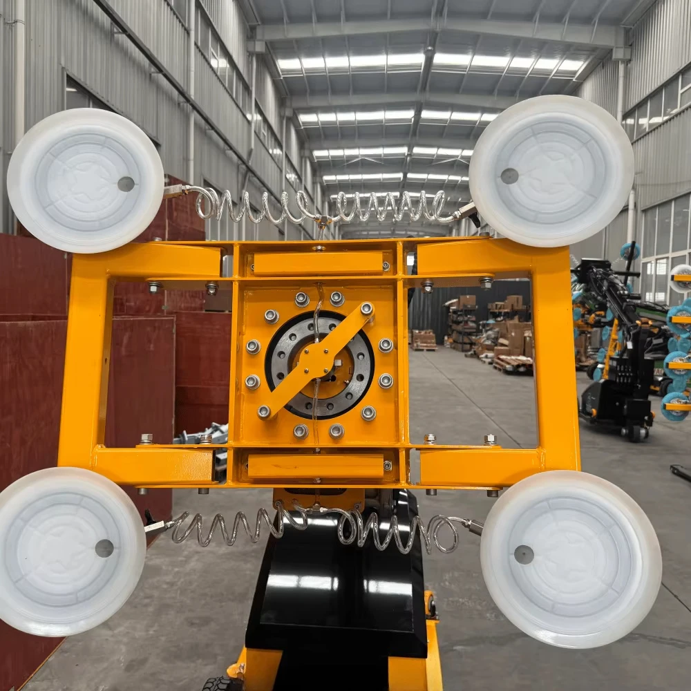 Customized Glass Vacuum Lifter with 360° Rotation Remote Control 800kg Glazing Machine for Window Installation Project