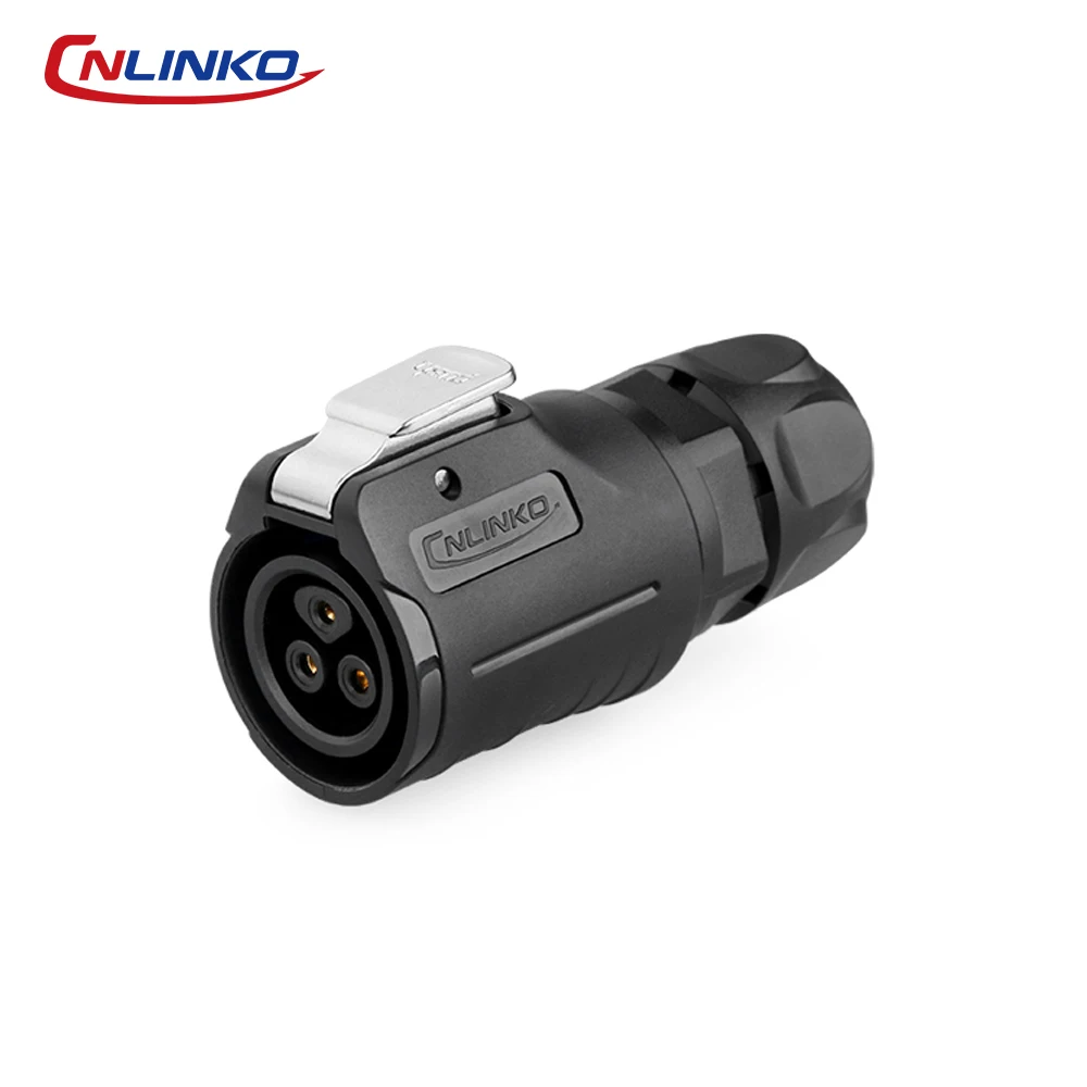 CNLINKO M16 IP68 Waterproof Circular Connector 2-9Pin PBT Shell Solder Type Male/Female Set for LED Lighting Outdoor Industrial