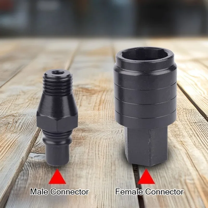 #Water Well Drilling Rig Joint Reverse Buckle Fittings Quick Disconnect Drill Connector Anti-lock Adapter Conversion Coupling