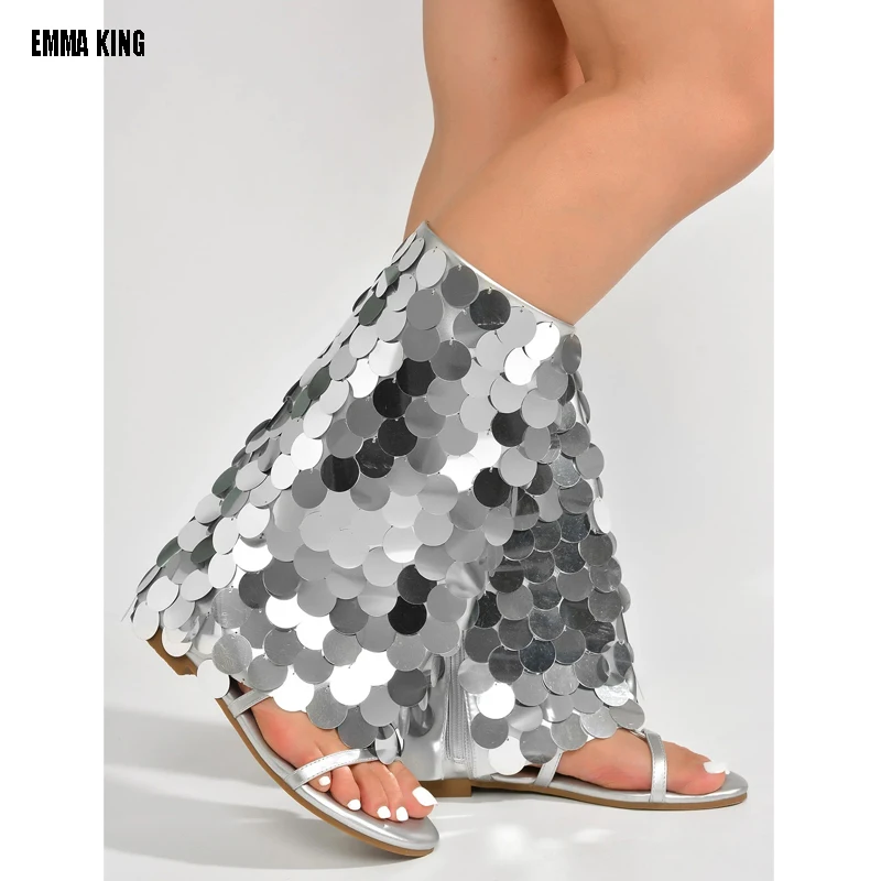 

Women Sandals Flip Flops Female Shoes For 2023 Summer New In Fashion Ladies Sandal Round Toe Boots Footwear 44