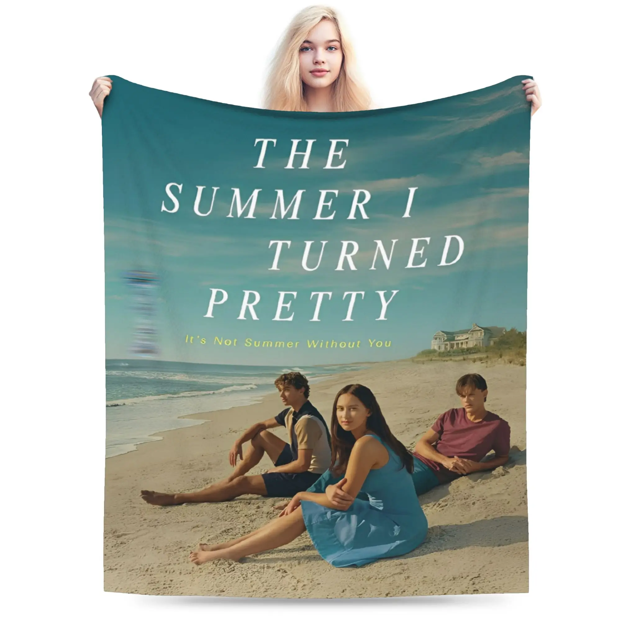 Cozy The Summer I Turned Pretty TSITP Blanket Merch Bedding Decorative  Throws And Blankets Lightweight Flannel for Outdoor