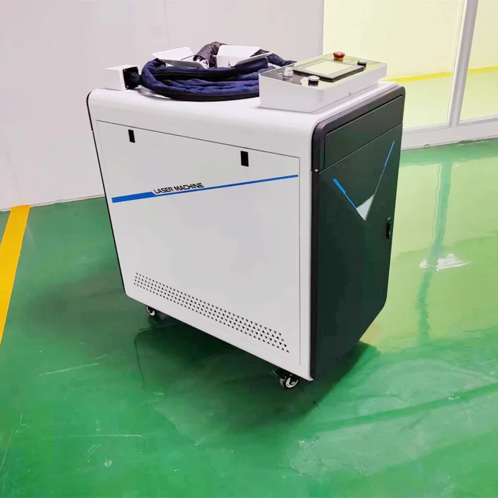 High Speed 600mm Laser Clean Width 1000w 1500w 2000w 3000w Fiber Laser Cleaner for Rust Removal Laser Cleaning Machine