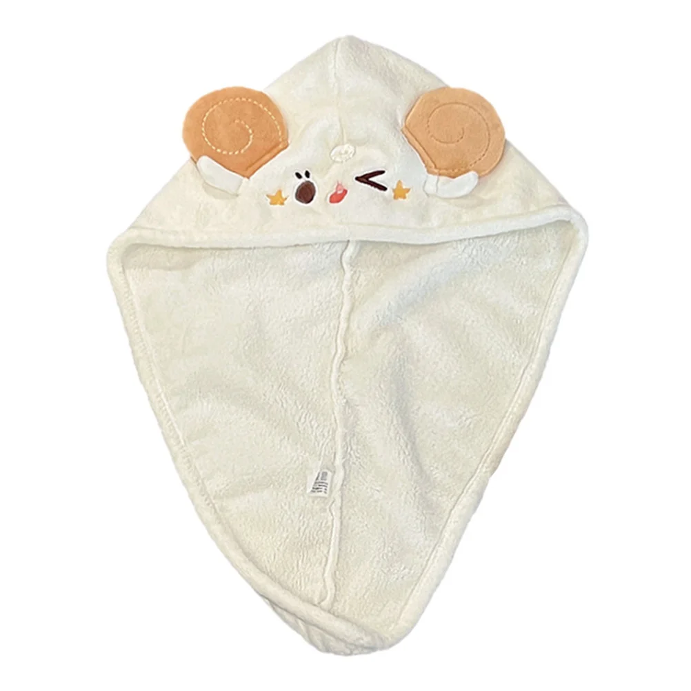 

Hair Drying Cap Coral Fleece Absorbent Fast Drying Soft Thick Hair Towel Wrap Head Turban for Bathing Yoga Masking