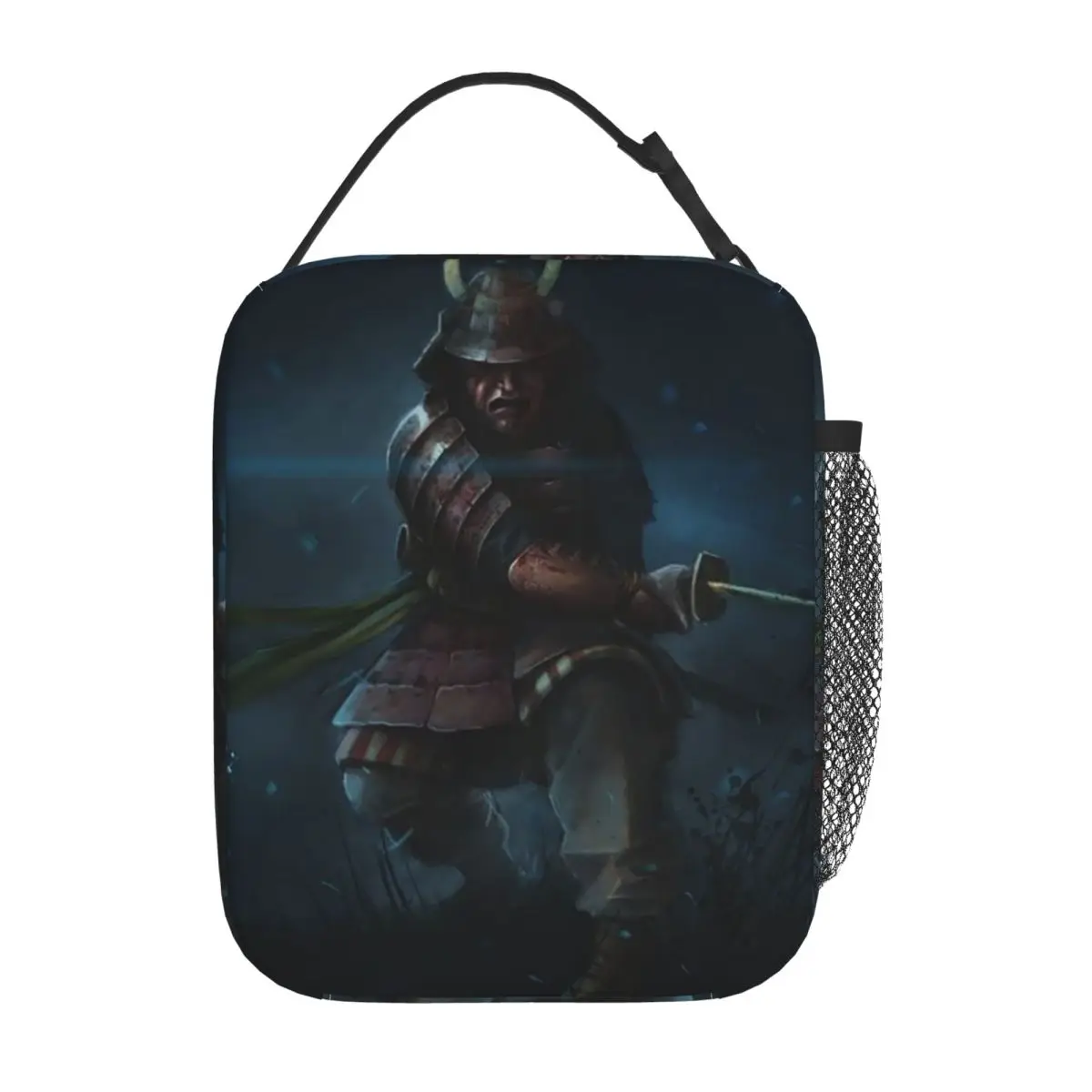 Samurai Spirits Insulated Lunch Bag for Women Children Portable Food Boxes Thermal Lunch Box Tote